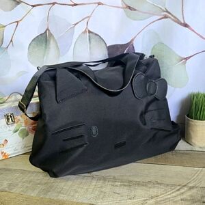 HELLO KITTY | HK Face Duffle/Travel Bag in Black sz L